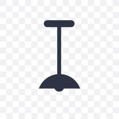 Vektör simgesi üzerinde şeffaf arka plan izole aydınlatma, Lightin