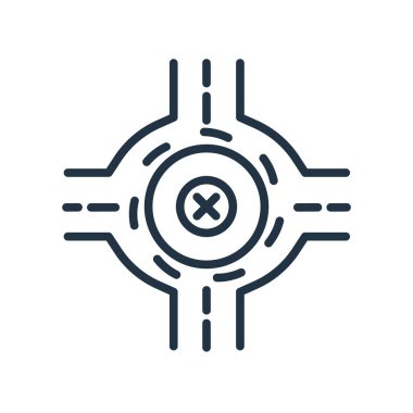 Beyaz arka plan üzerinde dolambaçlı izole dolambaçlı simge vektör 