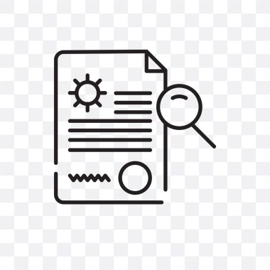 Saydam arka plan üzerinde analiz izole vektör simge analiz 