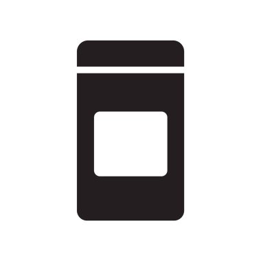 Beyaz arka plan üzerinde tıp işareti izole tıp simge vektör