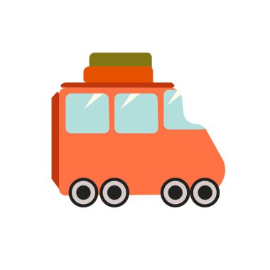 Van simge vektör izole beyaz arka plan, Van işareti, Aile 