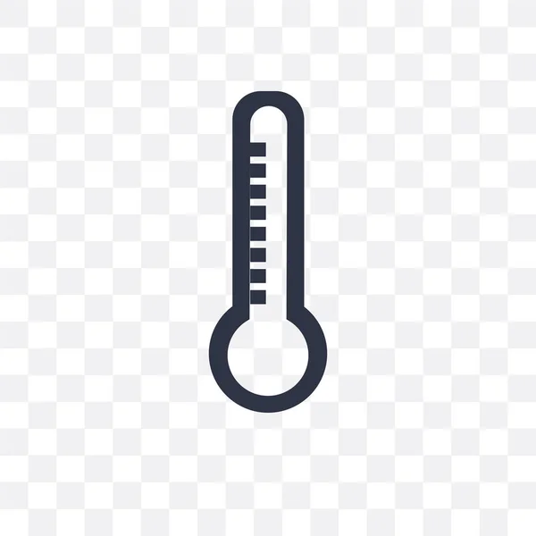 Εικονίδιο του φορέα θερμοκρασία απομονώνονται σε διαφανές φόντο, Temp — Διανυσματικό Αρχείο