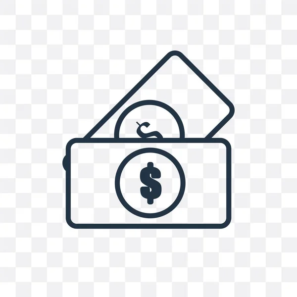 Betaling vector pictogram geïsoleerd op transparante achtergrond, betaling — Stockvector