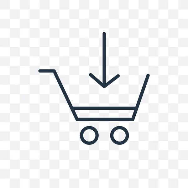 Kaufen Vektor-Symbol isoliert auf transparentem Hintergrund, kaufen Logo des — Stockvektor