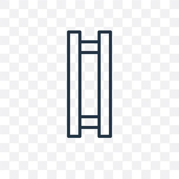 ビーム ロゴ開発、透明な背景に分離されたビーム ベクトル アイコン — ストックベクタ