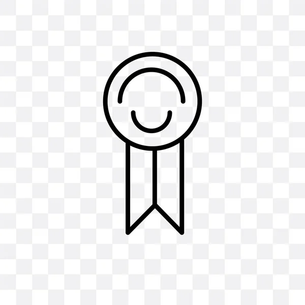 Award kentekenpictogram vector geïsoleerd op transparante achtergrond, oorlog — Stockvector