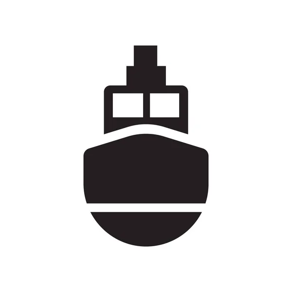 Icono de crucero vector aislado sobre fondo blanco, signo de crucero, v — Archivo Imágenes Vectoriales