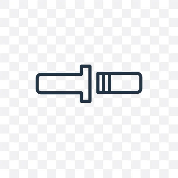 Icona vettoriale tubo isolato su sfondo trasparente, Pipe logo d — Vettoriale Stock