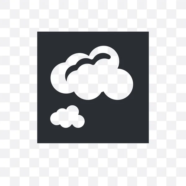 Σύννεφο βροχή εικονίδιο διάνυσμα απομονώνονται σε διαφανή backgroun — Διανυσματικό Αρχείο