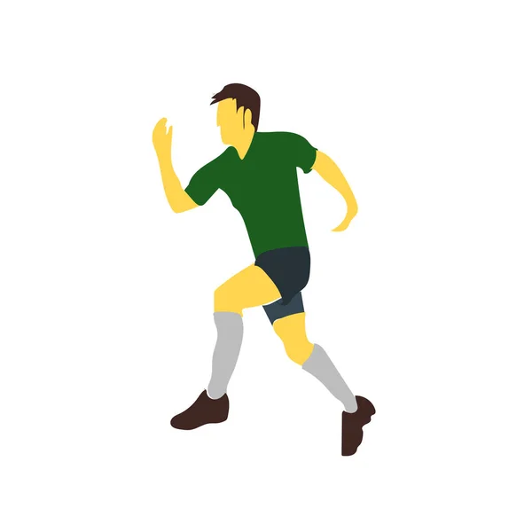 Vector icono de balonmano aislado sobre fondo blanco, signo de balonmano — Vector de stock