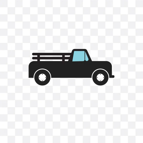 Pick-up vector pictogram geïsoleerd op transparante achtergrond, Pick up — Stockvector