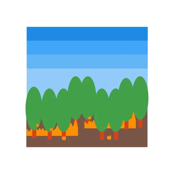 Icono de fuego vector aislado sobre fondo blanco, signo de fuego, disas — Archivo Imágenes Vectoriales