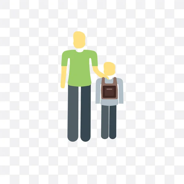 Familia icono vectorial aislado sobre fondo transparente, Familia lo — Vector de stock