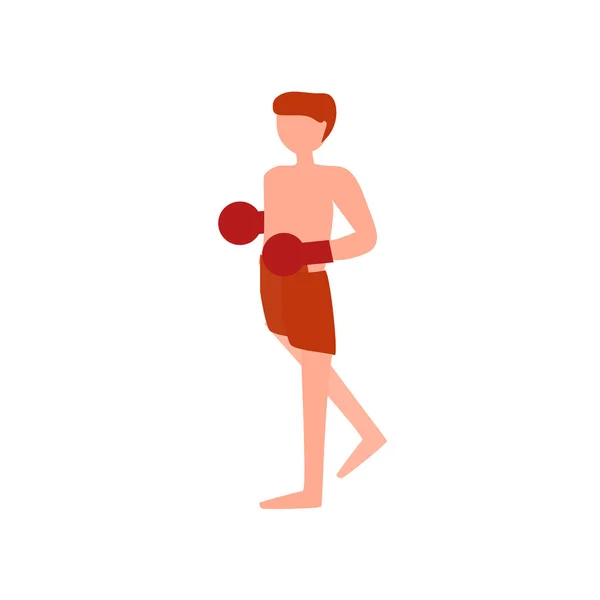 Icono de boxeo vector aislado sobre fondo blanco, signo de boxeo, h — Archivo Imágenes Vectoriales