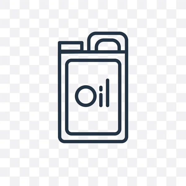 Icona vettoriale olio isolato su sfondo trasparente, Olio logo des — Vettoriale Stock