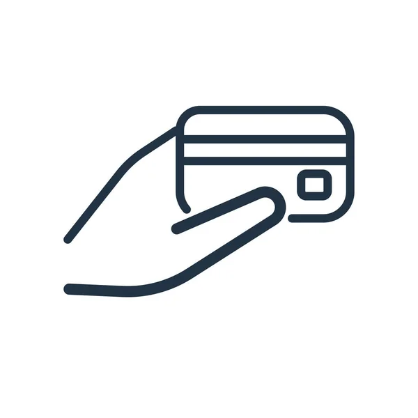 Icono de pago vector aislado sobre fondo blanco, signo de pago — Vector de stock