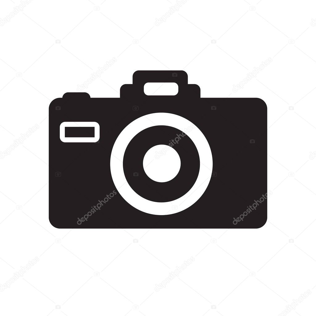 Camera icon vector isolated on white background, Camera sign , v