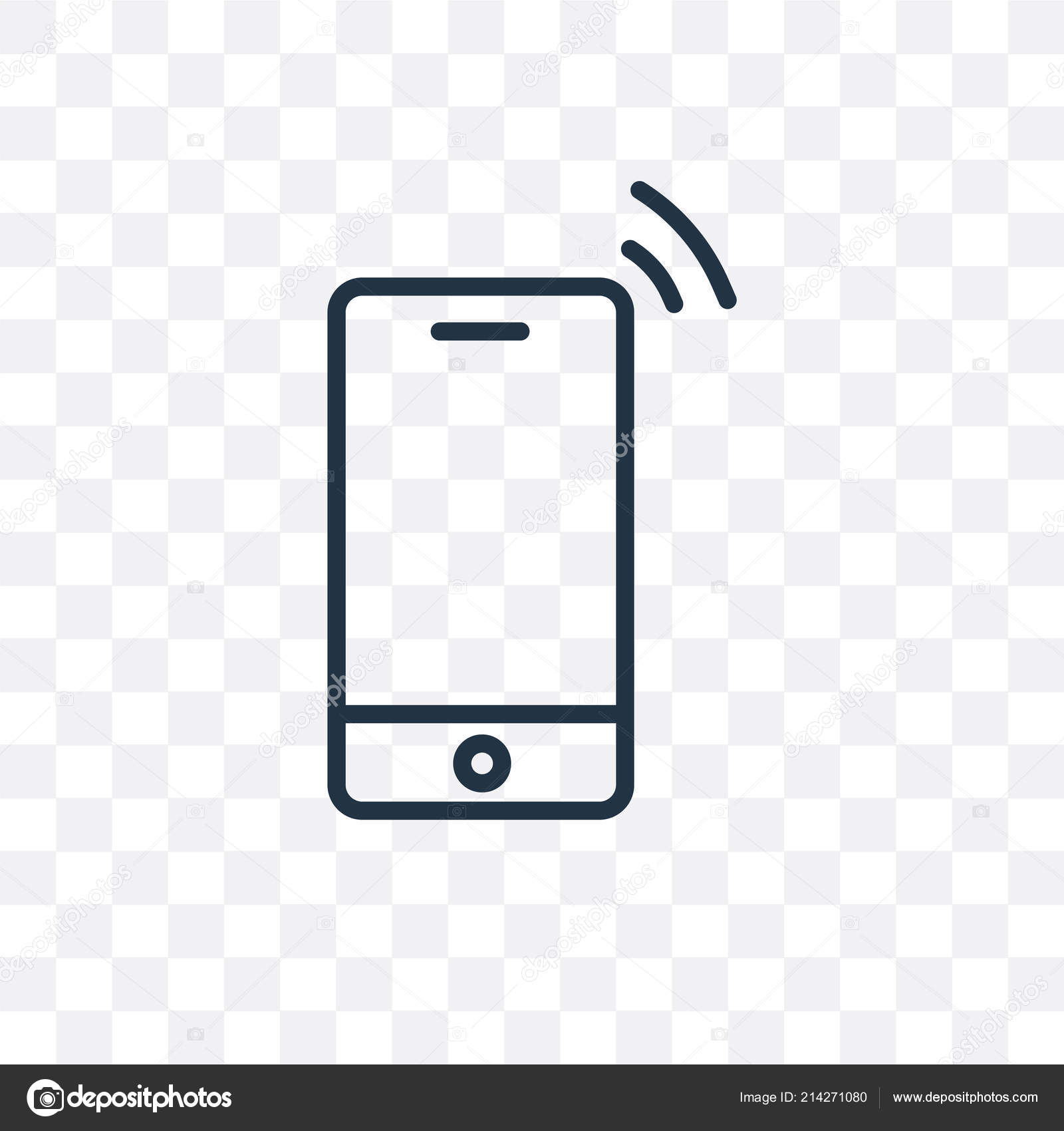 Mobile Vector Icon Isolated On Transparent Background Mobile Lo