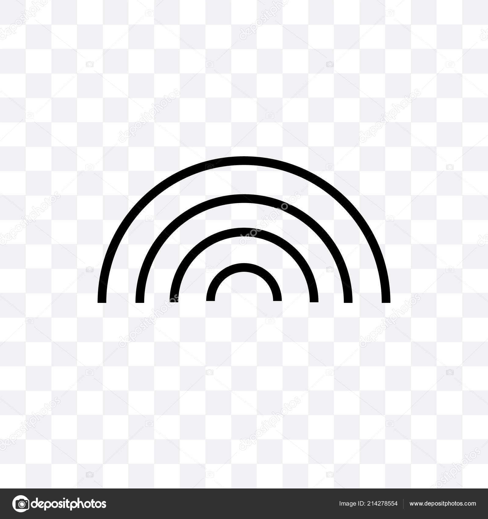 Download Basic rainbow vector icon isolated on transparent ...