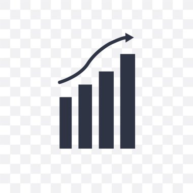 Saydam arka plan üzerinde grafik logo izole grafik vektör simgesi