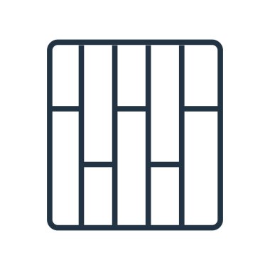 Beyaz arka plan üzerinde kaldırım işaret izole kaldırım simge vektör