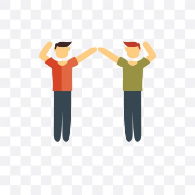 Saydam arka plan üzerinde başarı izole başarı vektör simgesi 