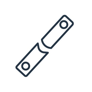 Beyaz arka plan üzerinde ortak işareti izole ortak simge vektör