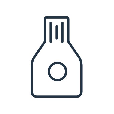 Beyaz arka plan üzerinde anahtar işareti izole anahtar simge vektör