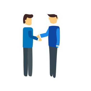 Beyaz arka plan üzerinde toplantı işareti izole toplantı simge vektör