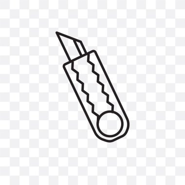 Saydam arka plan üzerinde kesici lo izole kesici vektör simgesi