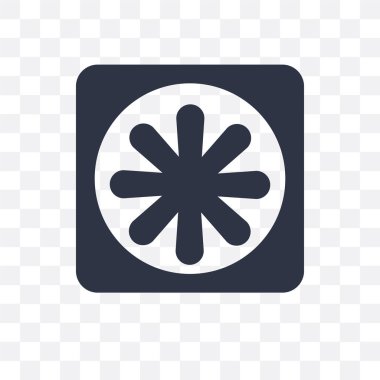 Saydam arka plan üzerinde soğutucu lo izole soğutucu vektör simgesi