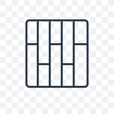 Saydam arka plan üzerinde izole vektör simge parke lo parke