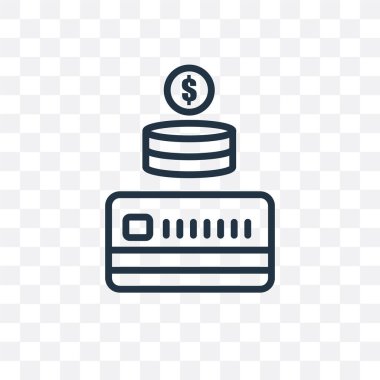 Saydam arka plan üzerinde Sho izole alışveriş çantası vektör simgesi