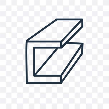 Saydam arka plan üzerinde ışın logosu d izole ışın vektör simgesi