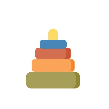 Beyaz arka plan üzerinde piramit işareti izole piramit simge vektör ,