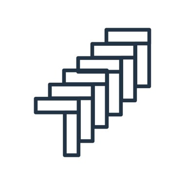 Beyaz arka plan üzerinde kaldırım işaret izole kaldırım simge vektör