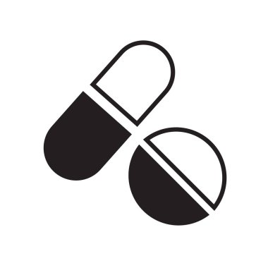 Tablet tablet simge vektör, beyaz arka plan üzerinde izole işareti ,