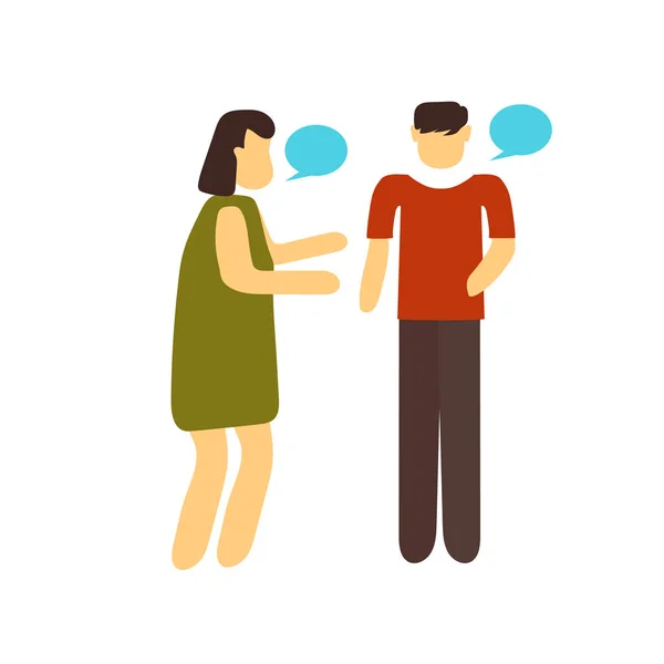 Gesprek pictogram vector geïsoleerd op een witte achtergrond, Conversat — Stockvector