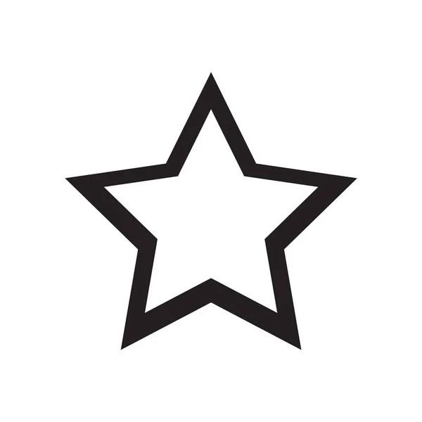 Estrella de mar icono vector aislado sobre fondo blanco, signo estrella de mar — Archivo Imágenes Vectoriales
