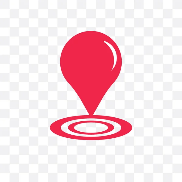 Saydam arka plan üzerinde Gps logo des izole Gps vektör simgesi