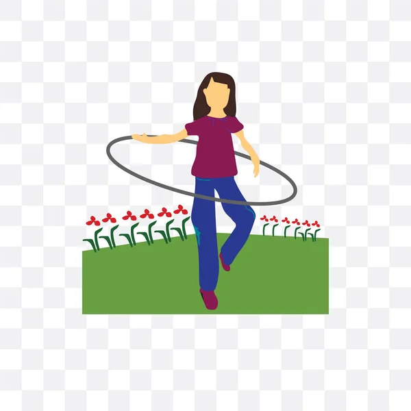 Hula hoops silhouette, Royalty-free Hula hoops silhouette Vector 