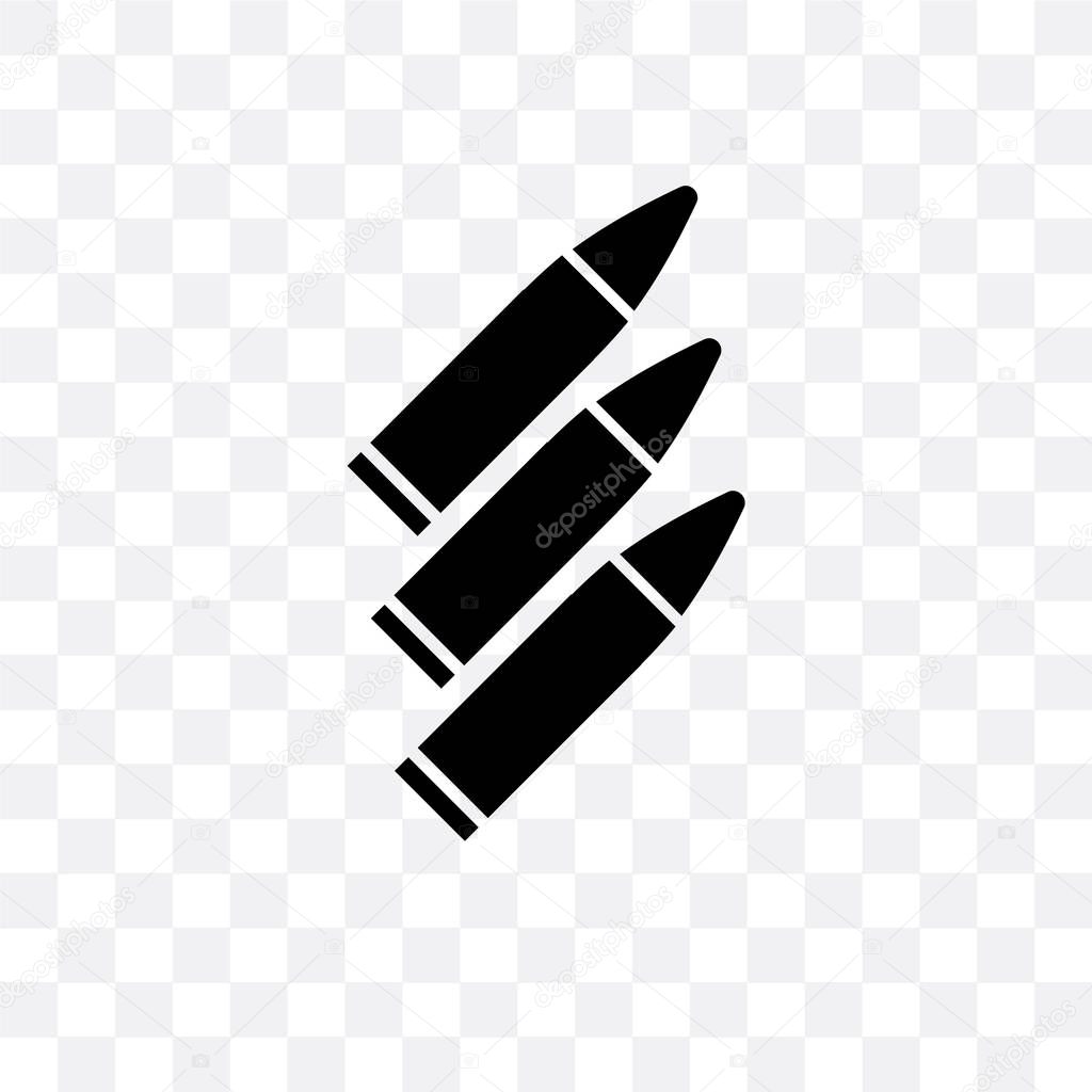 Bullets vector icon isolated on transparent background, Bullets 