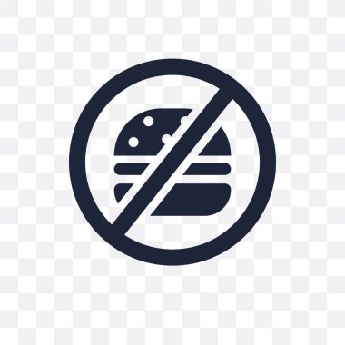 Fast Food şeffaf simge yok. Spor salonu ve fitness koleksiyonundan hiçbir Fast Food sembolü tasarım. Basit öğe vektör çizim şeffaf arka plan üzerinde.