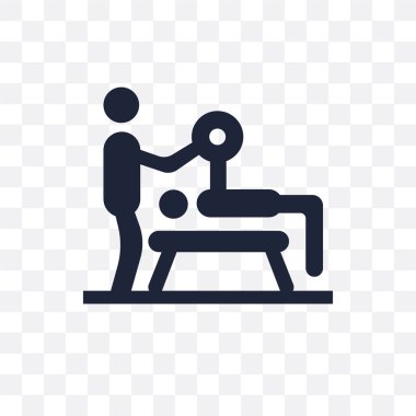 Eğitmen şeffaf simge. Eğitmen sembolü tasarım spor salonu ve fitness koleksiyonundan. Basit öğe vektör çizim şeffaf arka plan üzerinde.
