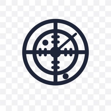 Askeri Radar şeffaf simge. Askeri Radar sembolü tasarım ordu Collection.