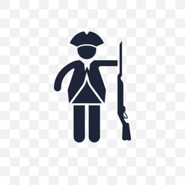 Vatansever şeffaf simge. Yurtseverlik simgesi tasarım ordu Collection.