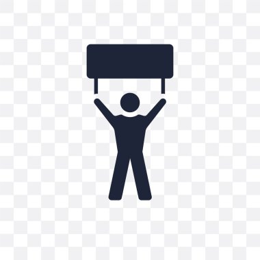 Şeffaf simge isyanı. İsyan sembolü tasarım ordu Collection.