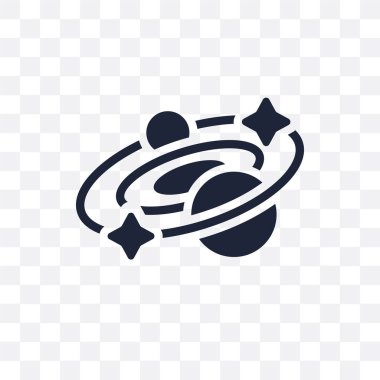 Galaxy şeffaf simge. Galaxy sembolü tasarım astronomi Collection.