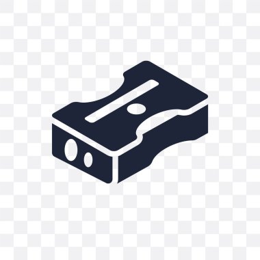 Kalemtıraş şeffaf simge. Kalemtıraş sembolü tasarım eğitim Collection.