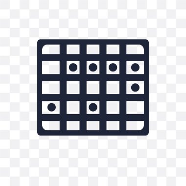 Masa oyunları şeffaf simge. Masa oyunları sembolü tasarım eğlence Collection.